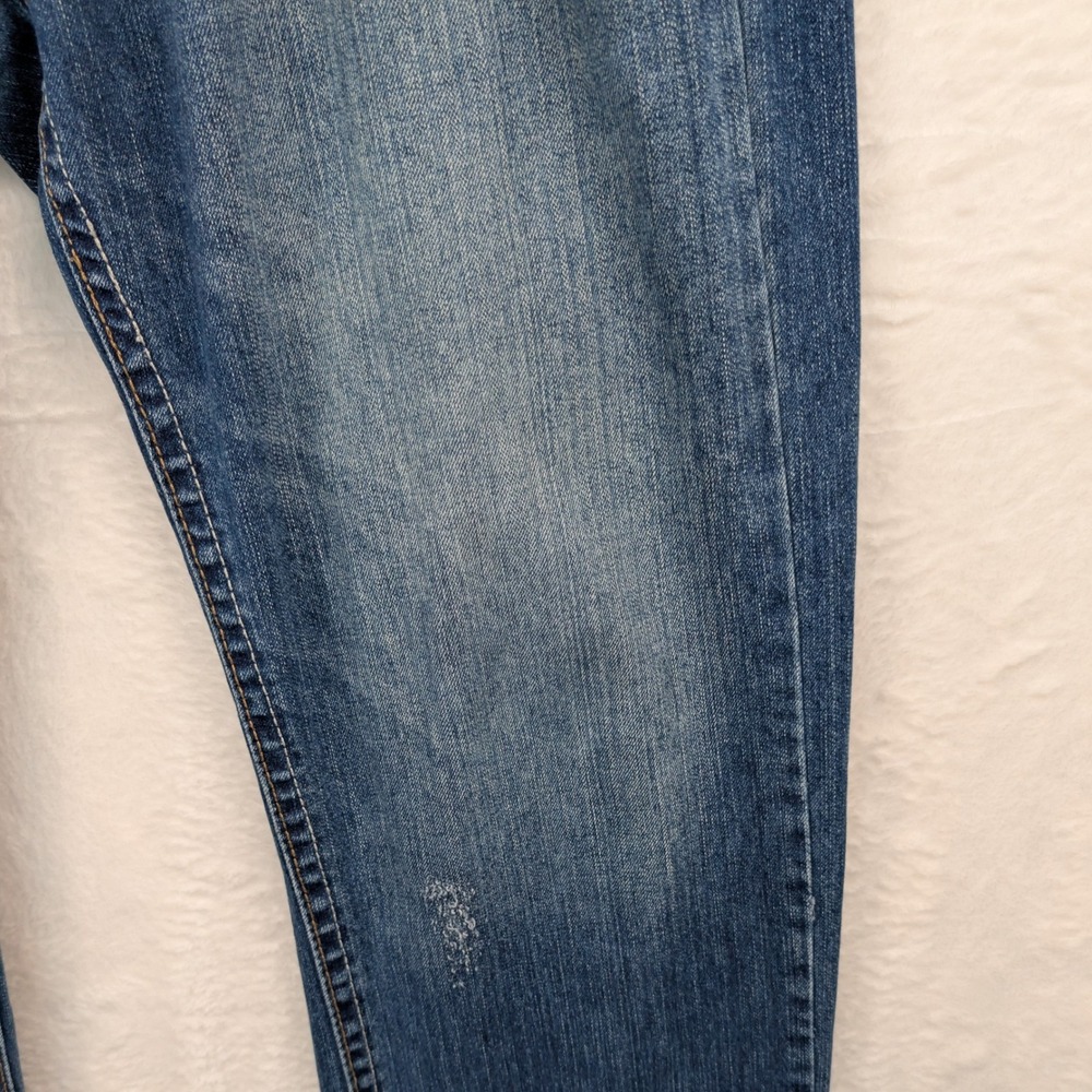 VTG Royal Premium Jeans Men 38x31 Blue Straight Baggy Embroidered Streetwear Y2K - Picture 7 of 11